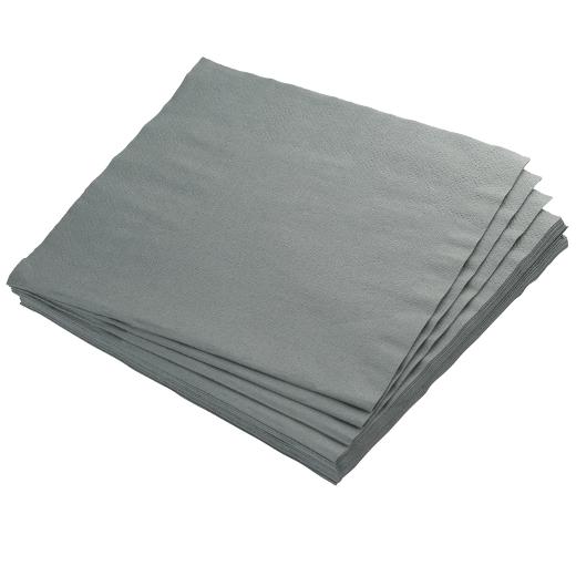 Silver Luncheon Napkins (20)