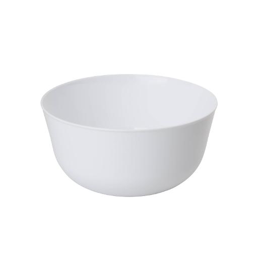 Trend White Plastic Bowls (10)