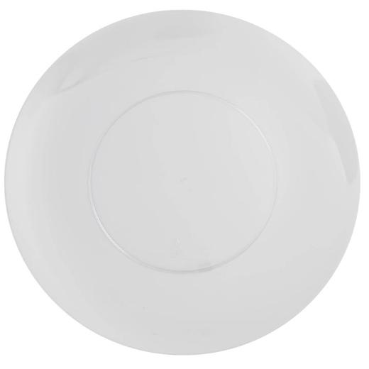 10 In. Trend Glass look Plastic Plates (10)