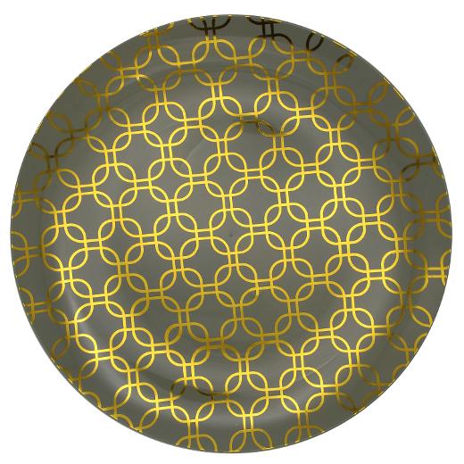 10" Motif Design Plastic Plates - 10 ct.