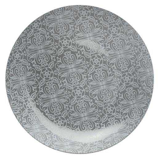 10" Ornamental Design Plastic Plates - 10 ct.